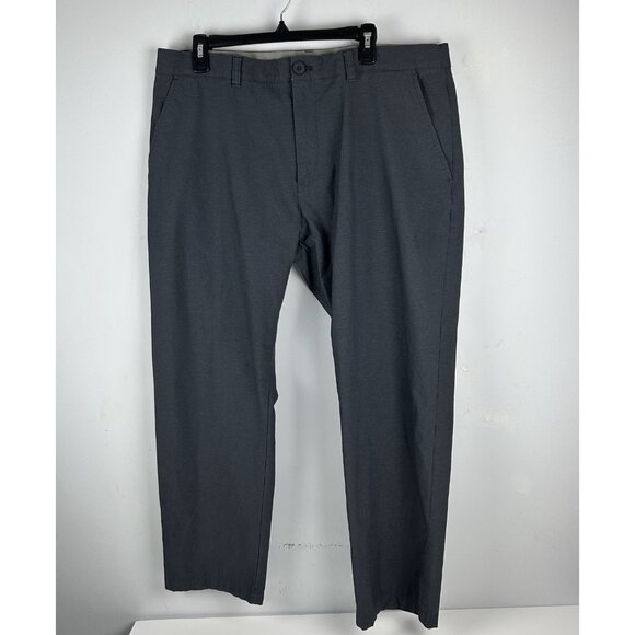 Johnston & Murphy XC4 Pants Men 38x30  Grey Comfort Performance Golf - Picture 2 of 14